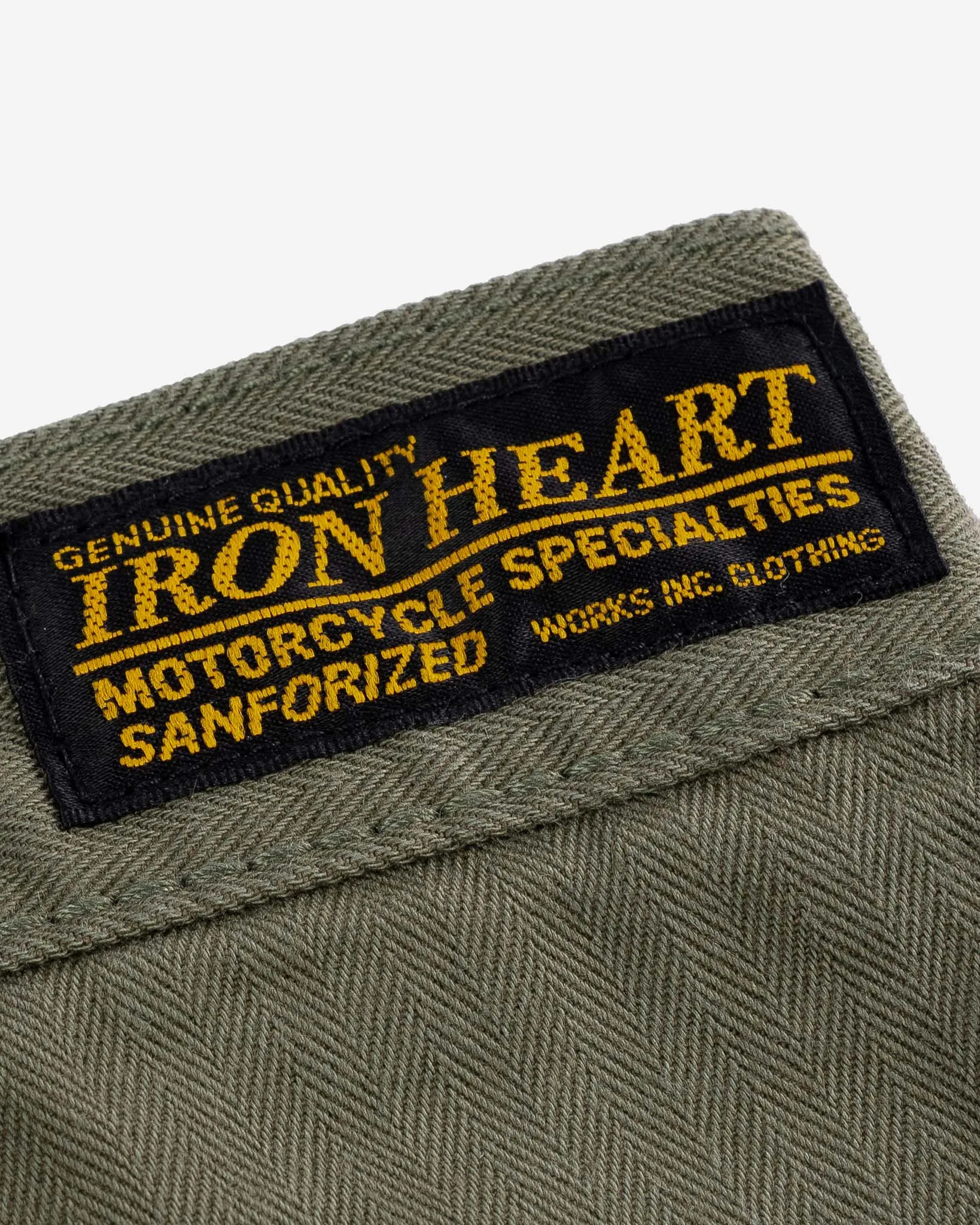 11oz Herringbone Cargo - Olive Drab Green