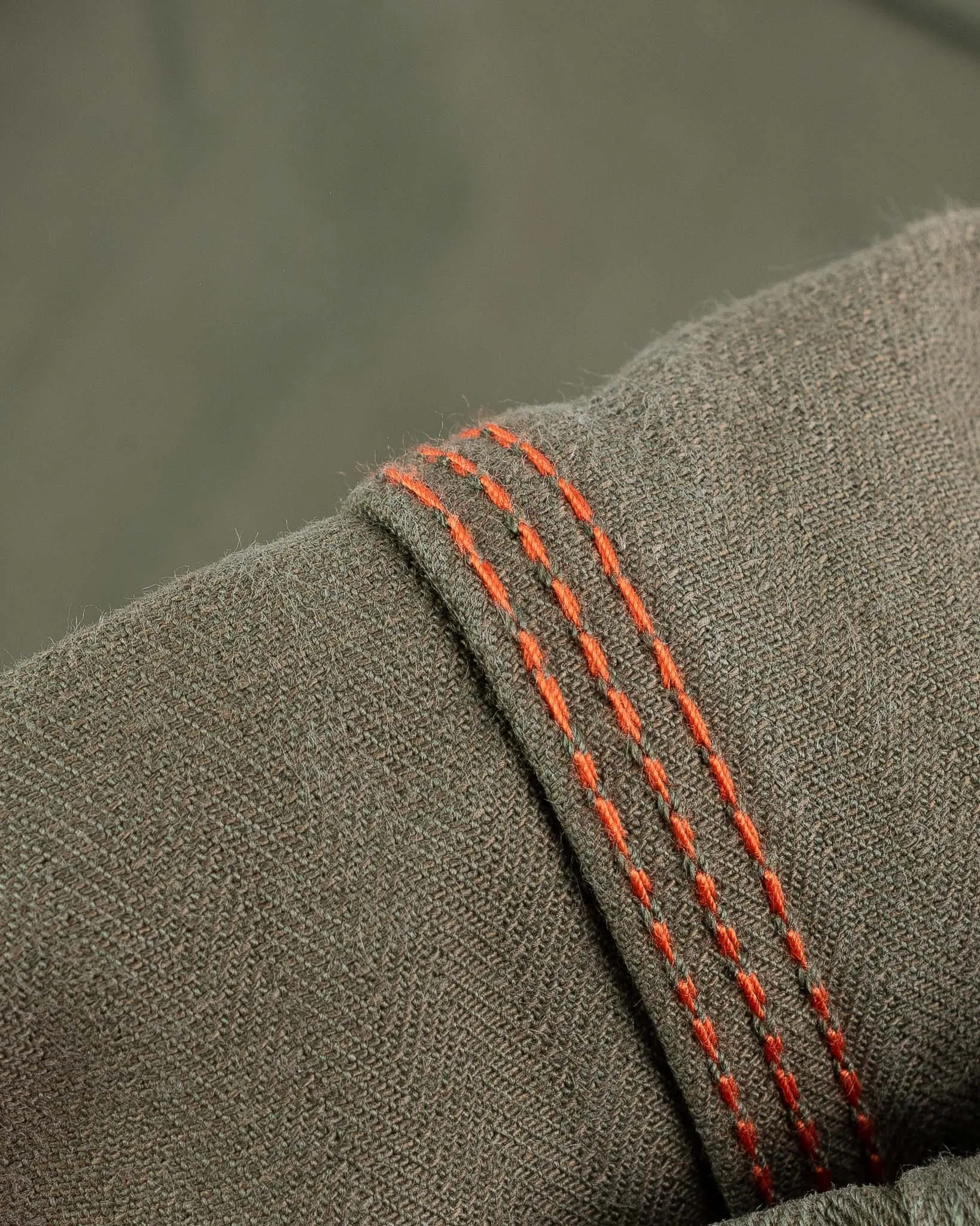 11oz Herringbone Cargo - Olive Drab Green