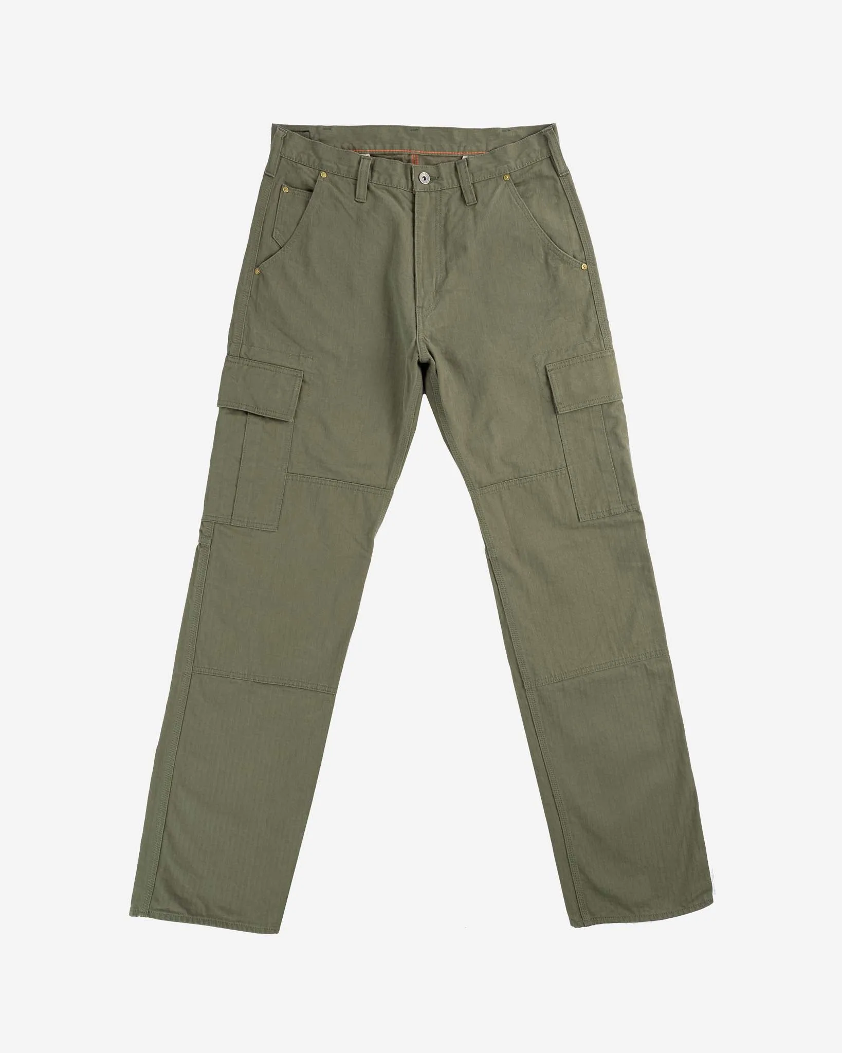 11oz Herringbone Cargo - Olive Drab Green