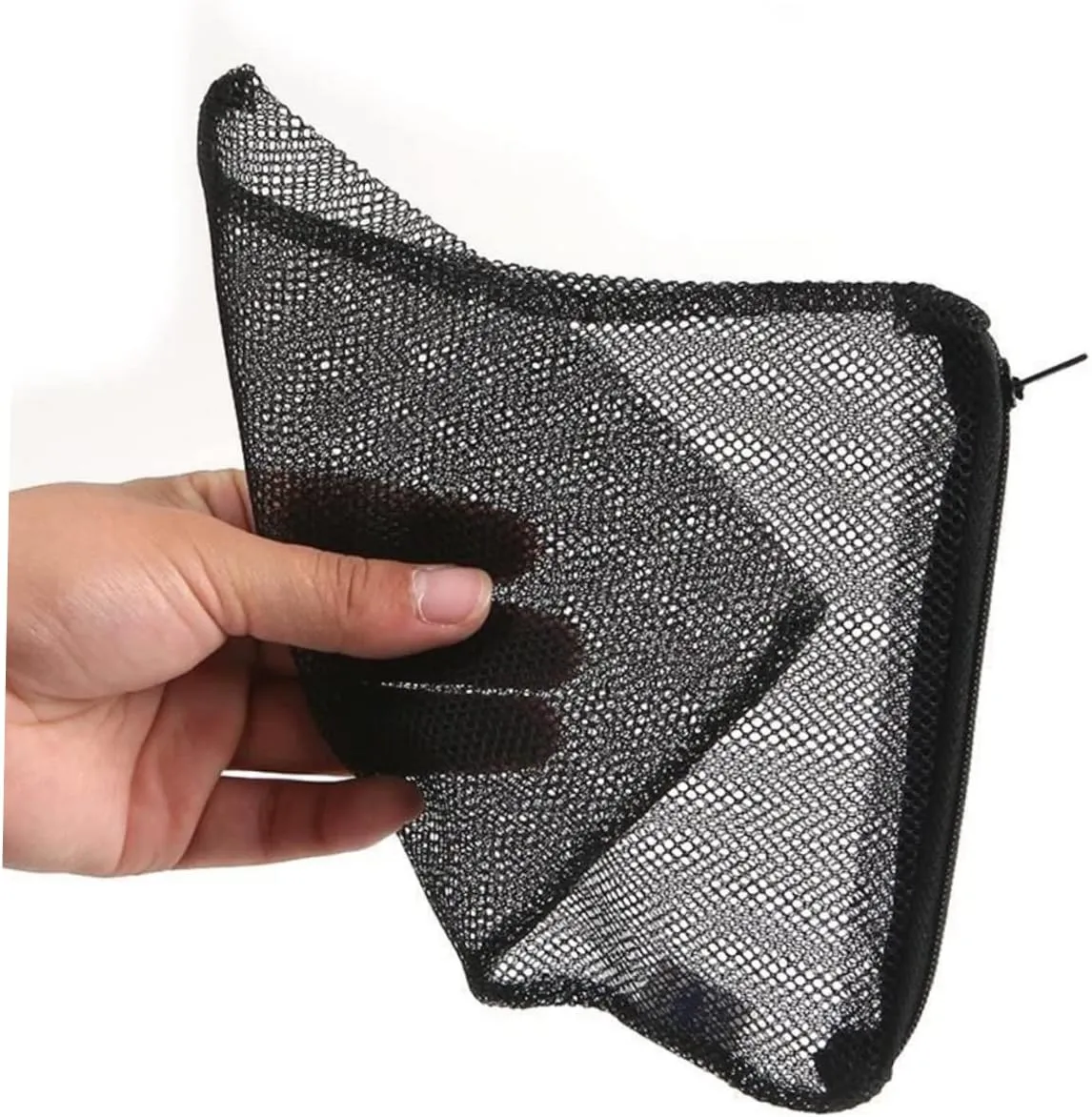 12pcs Drawstring Bag for Media Bag Small Pond Aquarium Canister Fish Tank Media Bag Filters Aquarium Media Bag Fish Tank Mesh Bag Aquatic Bag Aquariums Black