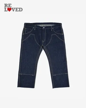 14oz Selvedge Double Knee Work Pants - Indigo (IH-828-IND) Tag 44, Cut to 26.0''