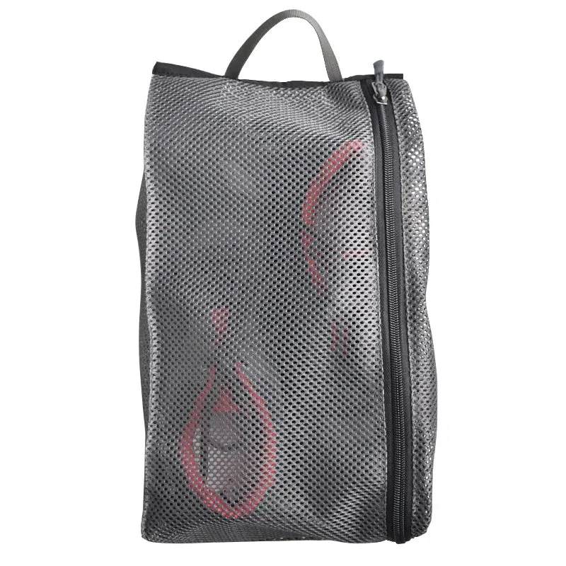 1/5pcs Durable Mesh Drawstring Pouch Bag - Outdoor Storage Organizer