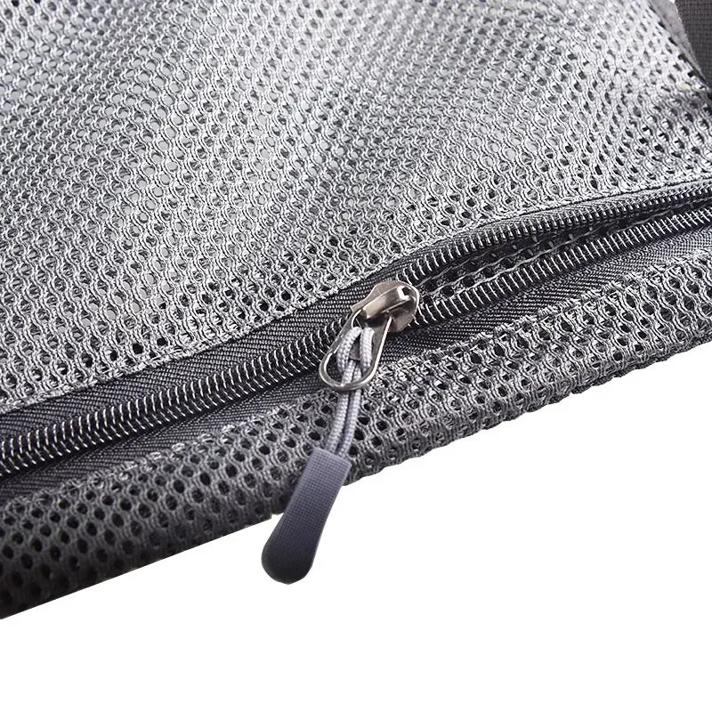 1/5pcs Durable Mesh Drawstring Pouch Bag - Outdoor Storage Organizer