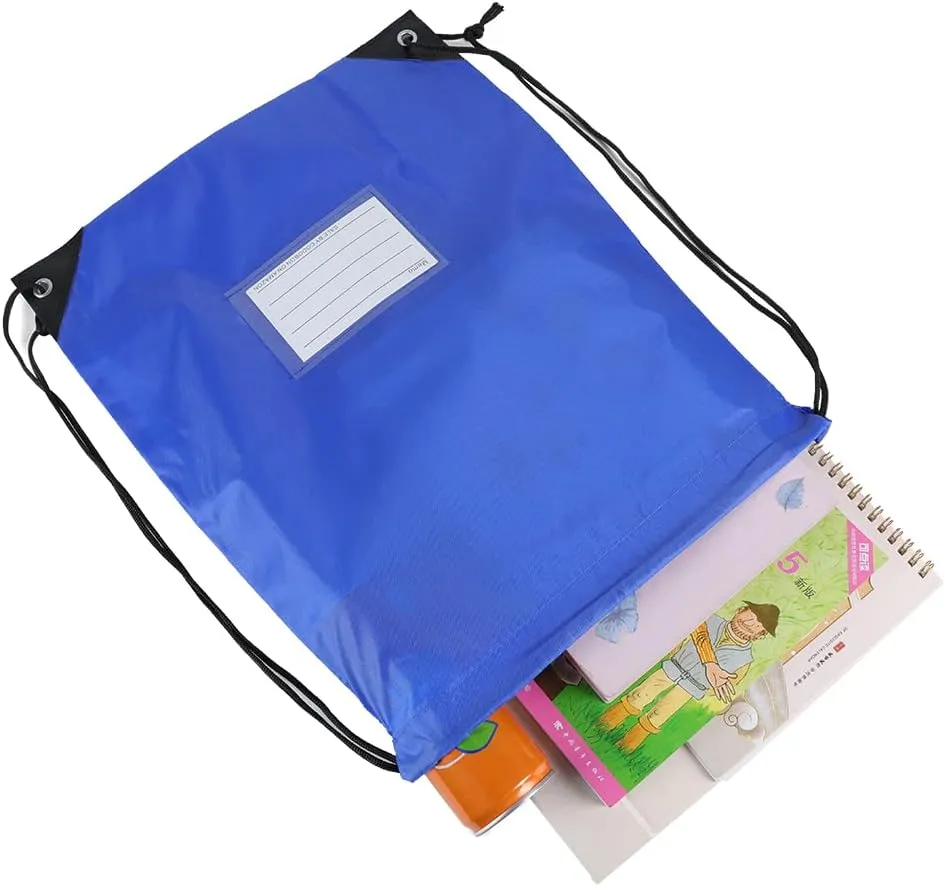 20 Pcs Drawstring Bags,Bulk Draw String Backpack, DIY Gym Sports Cinch Bag Sackpack for Women Men, Royal Blue