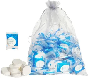 200 pcs Compressed Towel, Baby Wipes Wet Towels Tablet Travel Disposable Napkins Coin Tissues Portable for Camping Home Beauty Travel Sports Outdoor, Biodegradable Facial Towelettes,Camping Wipes