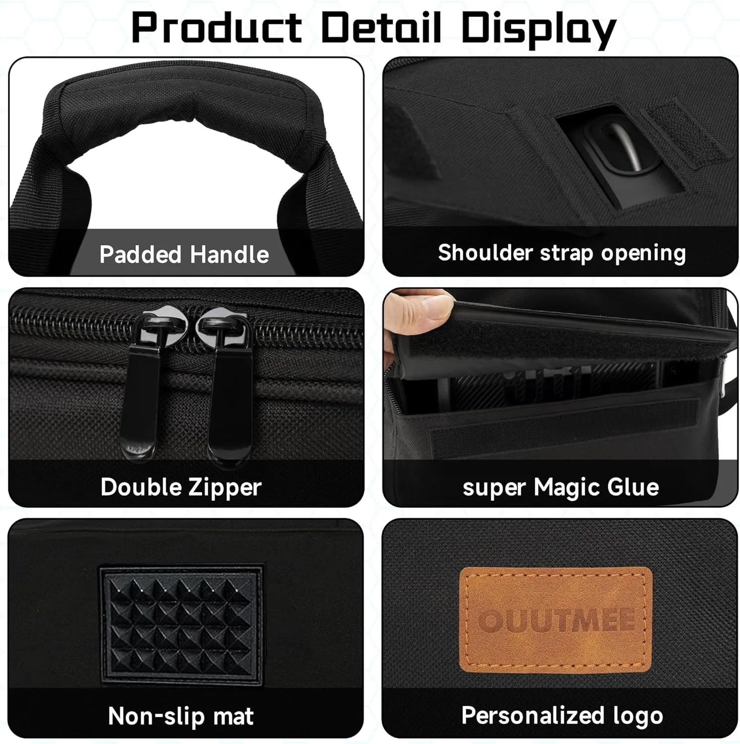 21.2''10.2''9.8'' Tote Bag Compatible With JBL PartyBox on the Go Speaker, Multifunctional Storage Case (Bag Only, Shoulder Straps Not Included)