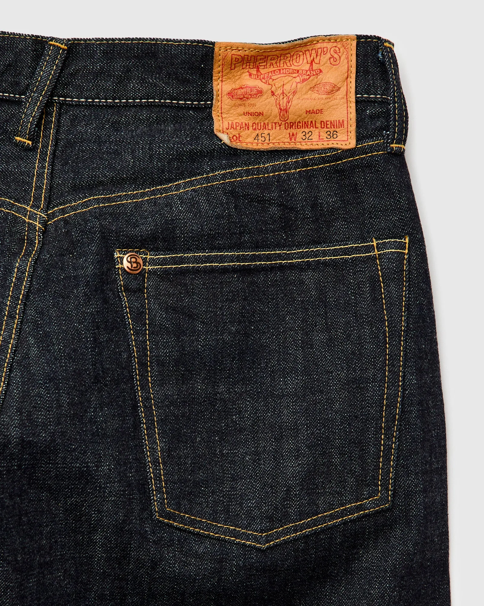 451SW 13.5oz Selvedge Denim - Wide Straight Fit