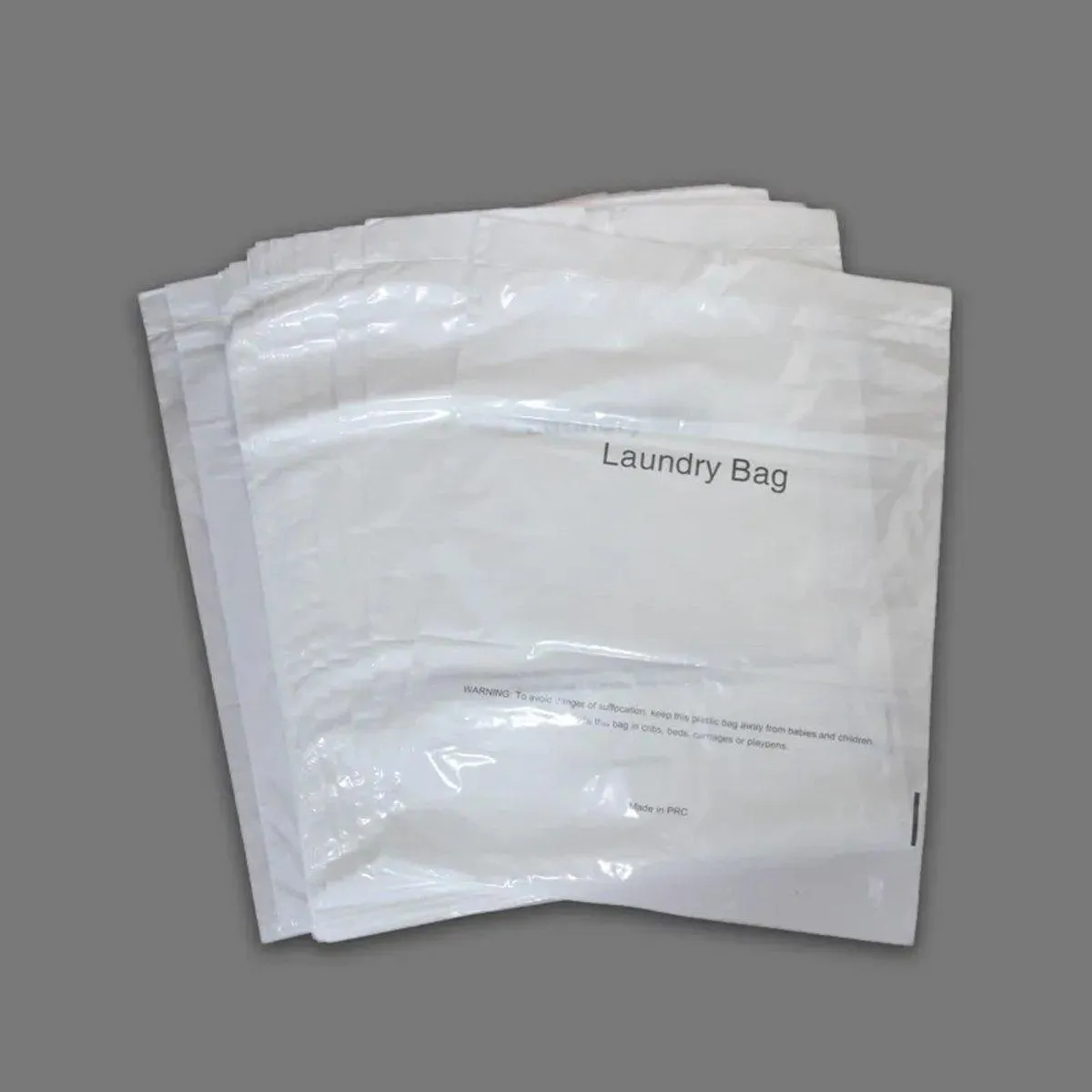 50pcs Hotel Guesthouse Plastic Laundry Bags with Drawstring for Travel or Home