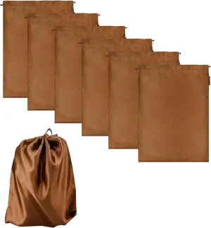 6 Pack Toy Storage Bag Adult Silk Drawstring Storage Bags Toys Organizer Multi Purpose Bags for Woman Man Couples, Game Toy, Travel, Camping, Cosmetic