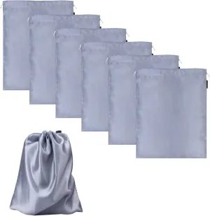 6 Pack Toy Storage Bag Adult Silk Drawstring Storage Bags Toys Organizer Multi Purpose Bags for Woman Man Couples, Game Toy, Travel, Camping, Cosmetic
