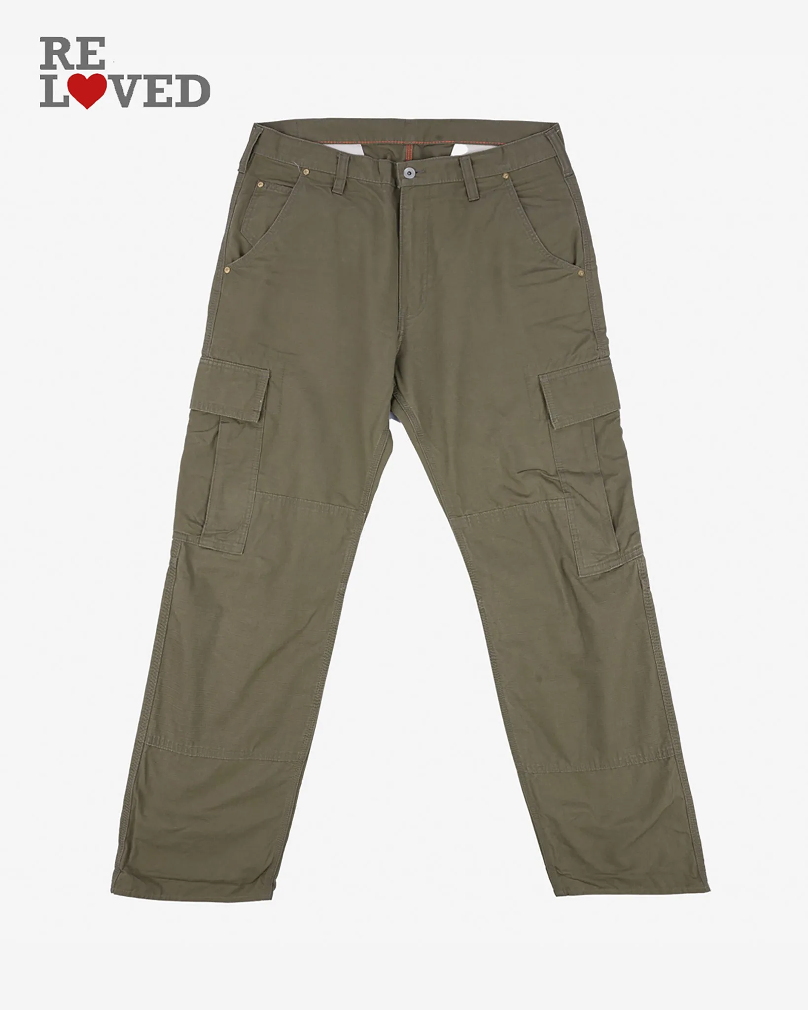 8oz Ripstop Cargo - Olive Drab Green (IH-734-ODG) Tag 36, Hemmed to 29.0''