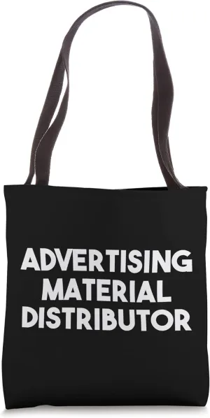 Advertising Material Distributor Tote Bag