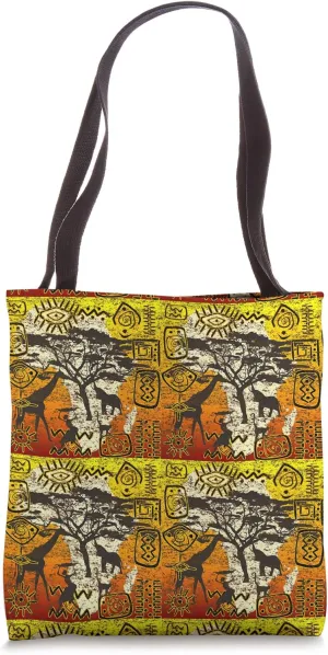African Savannah Safari Design Tote Bag