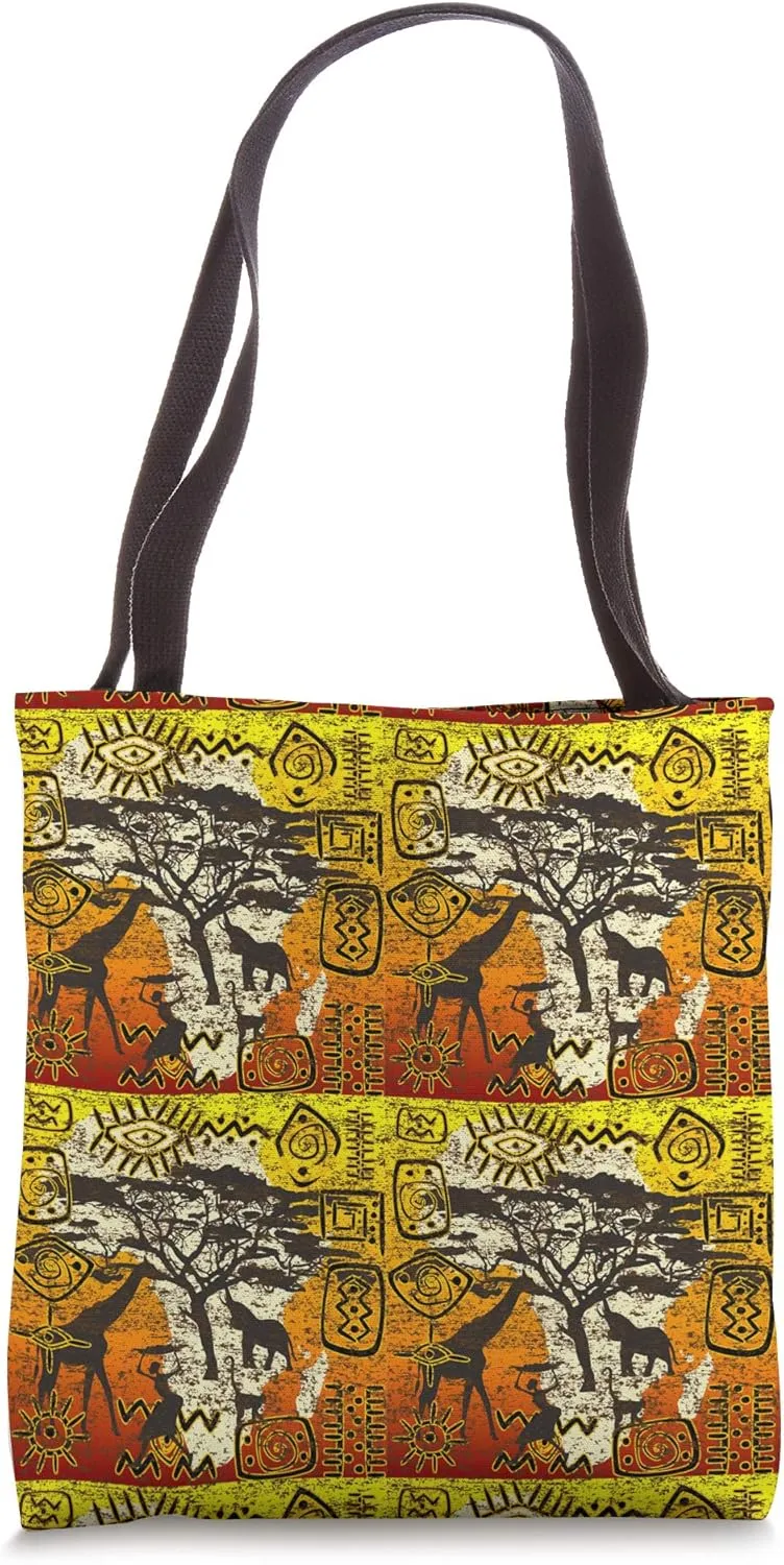 African Savannah Safari Design Tote Bag