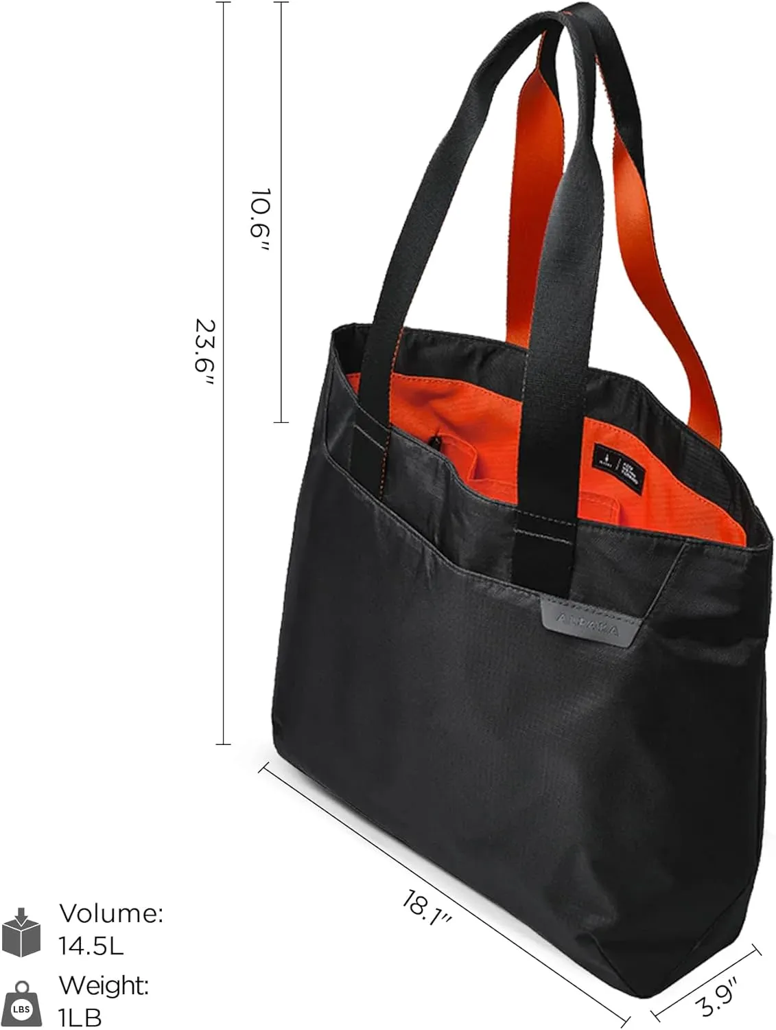 ALPAKA Elements Tote Bag - Everything Tote Bag For Travel and More - Foldable, Self-Standing Design - Weatherproof Fabrics