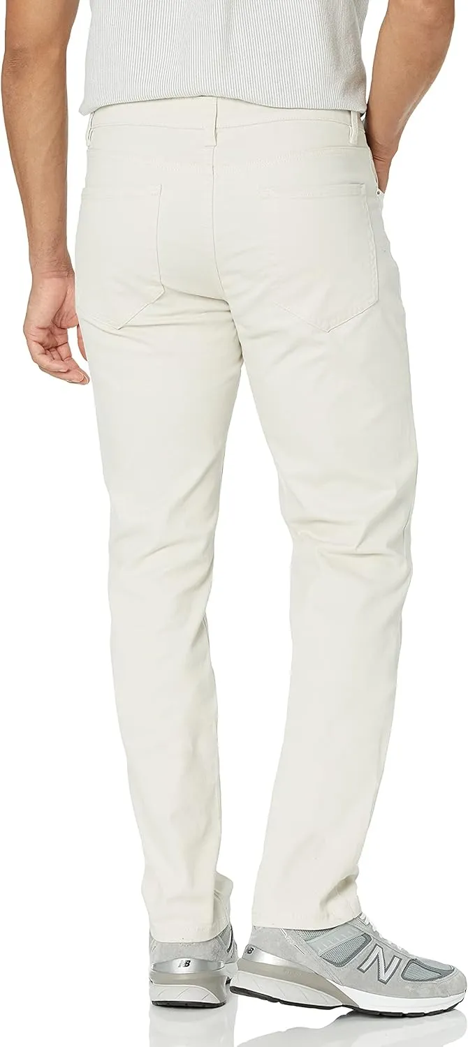 Amazon Essentials Men's Slim-Fit Pants, 5-Pocket Stretch Twill Design