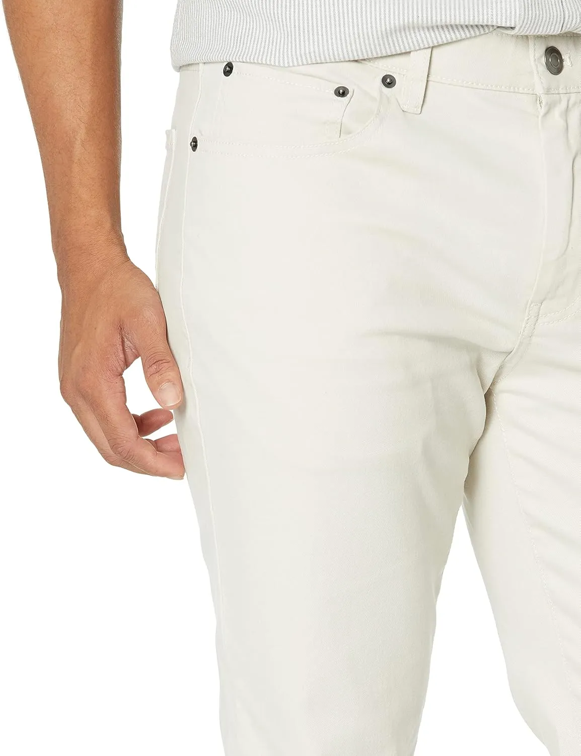 Amazon Essentials Men's Slim-Fit Pants, 5-Pocket Stretch Twill Design