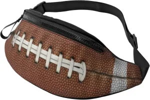 American Football Fanny Pack Waist Bag Adjustable Belt Bag For Men Women Fashion Sling Crossbody Hip Bum Bag Traveling Hiking Cycling Running