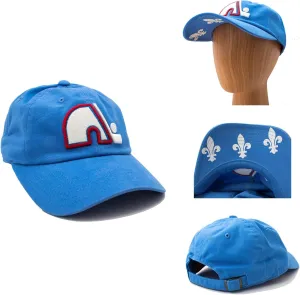 AMERICAN NEEDLE New Raglan NHL Quebec Nordiques Hockey Team Hat (36672A)