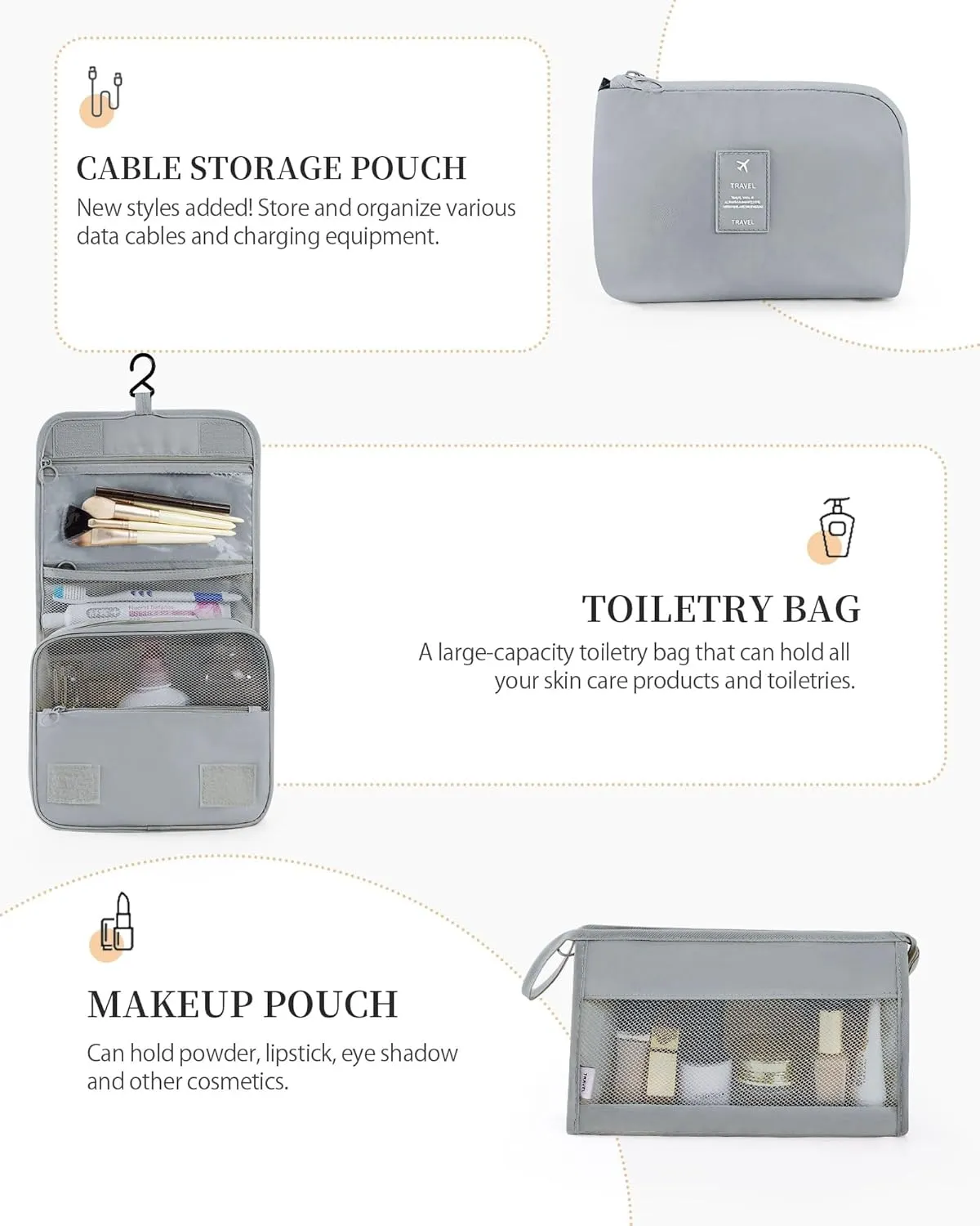Anjing Packing Cubes 10/11 PCS Travel Luggage Organizers, Travel Essentials, Waterproof Packing Organisers, Luggage Organizer Bags