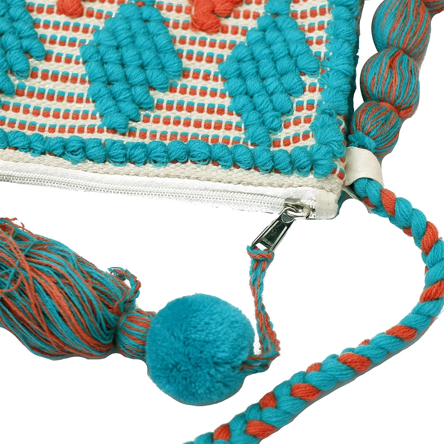 ANKIT INTERNATIONAL Rajasthani handloom Thread Hand Made Design Shoulder Bag For Women|Cotton recycled bags for women
