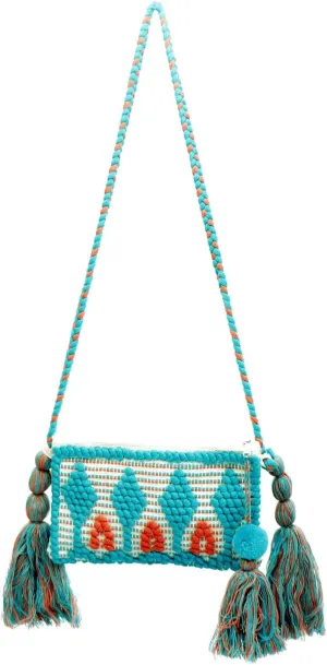 ANKIT INTERNATIONAL Rajasthani handloom Thread Hand Made Design Shoulder Bag For Women|Cotton recycled bags for women