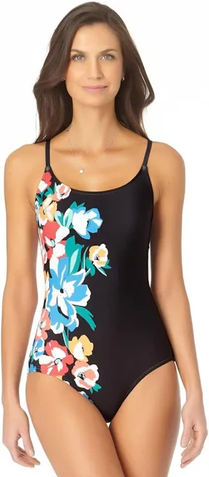 Anne Cole Summer Bunches LACE Back Maillot, 14