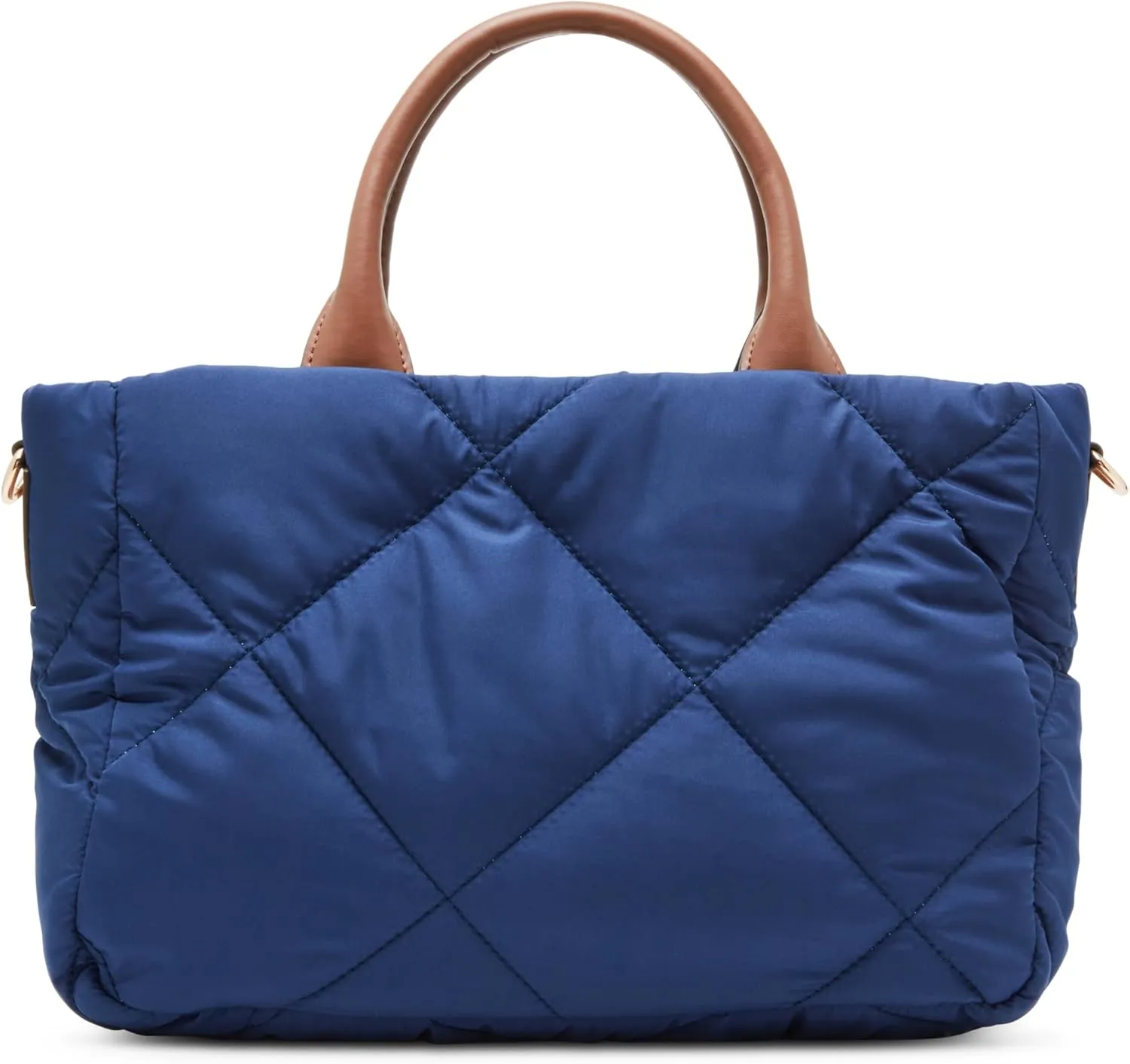 Anne Klein Ew Quilted Nylon Satchel with Pouch and Coin Case