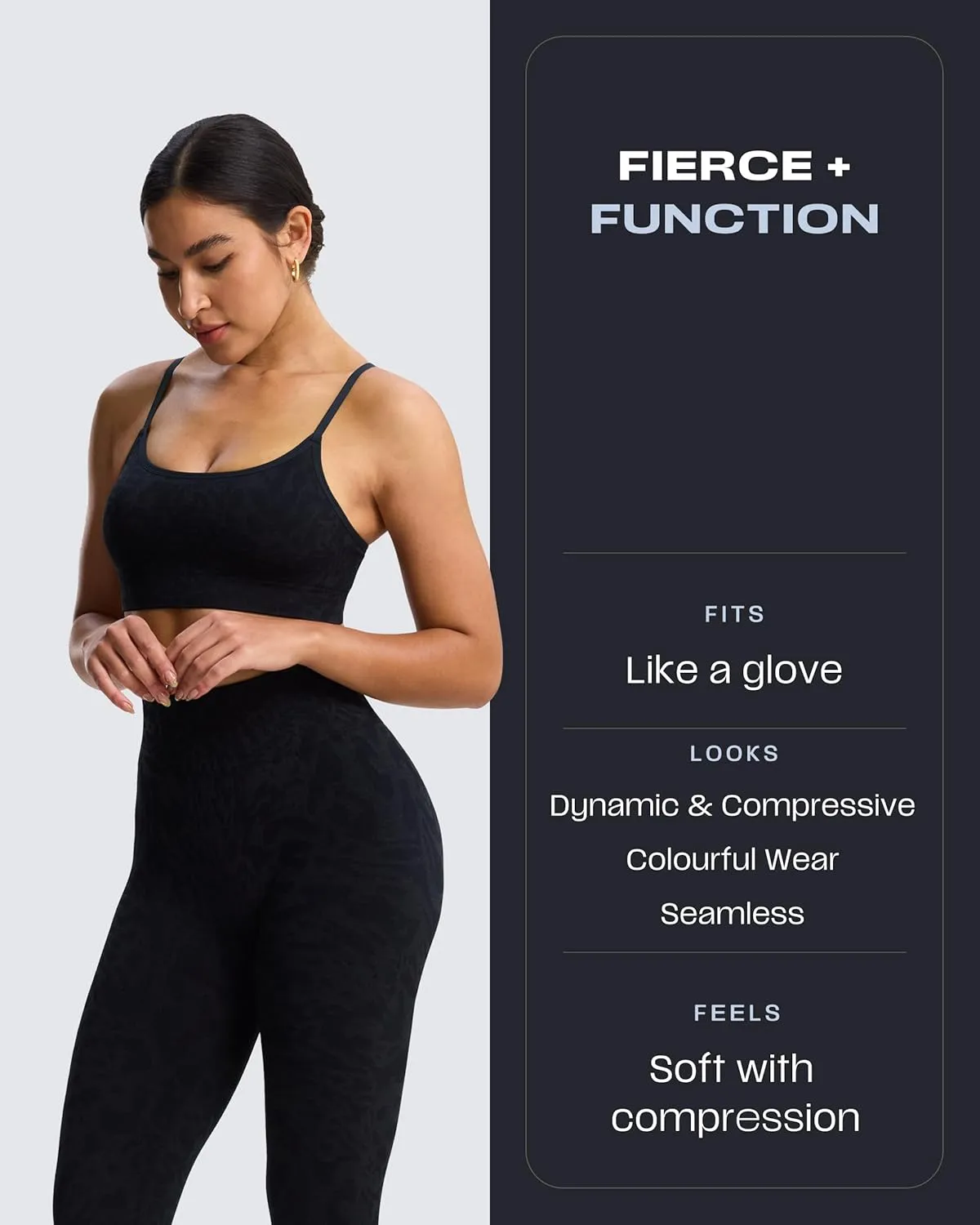 Aoxjox Women's High Waist Seamless Camo Hidden Scrunch Legging Knit Workout Yoga Pants 23"