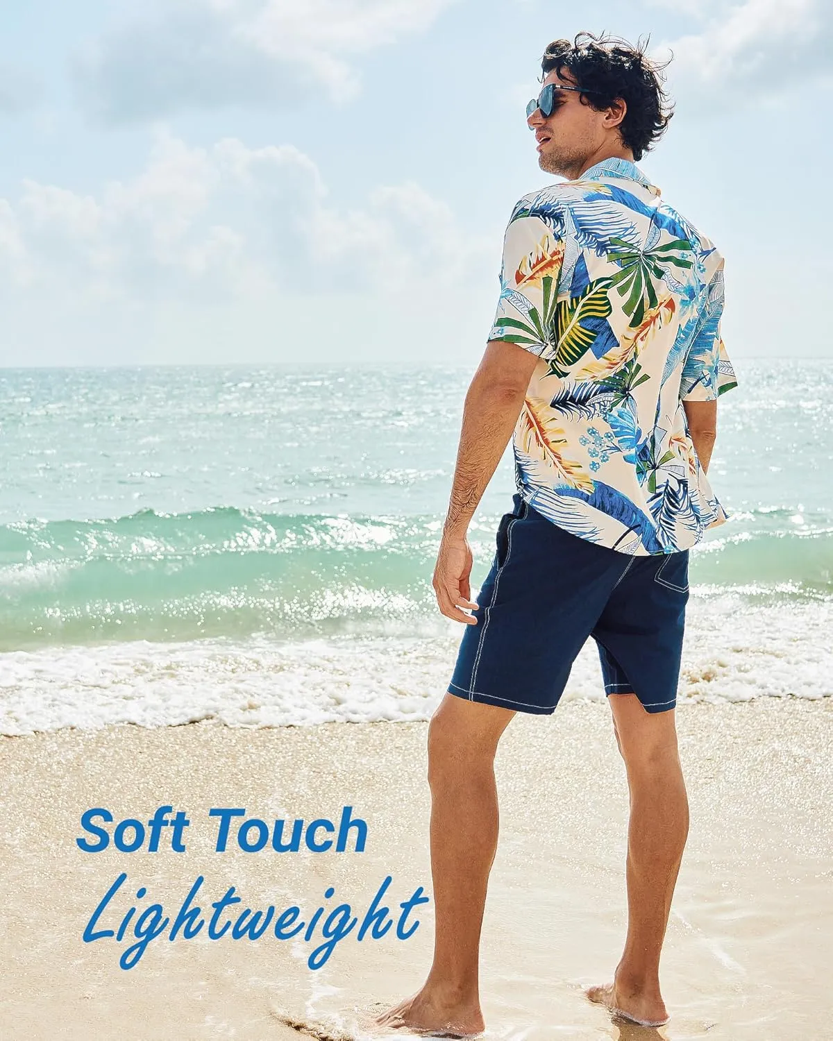 Arcweg Mens Swim Trunks with Compression Liner 9” Men Beach Board 2 in 1 Bathing Suit with Zipper Pockets, Quick Dry