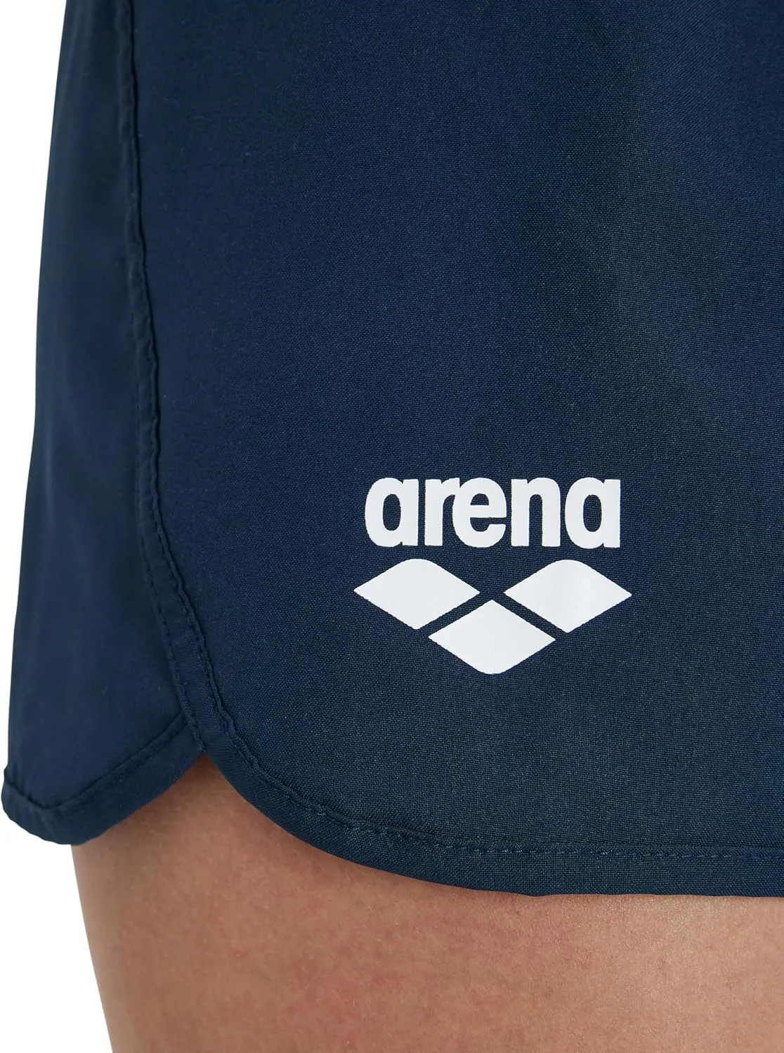 ARENA Women's Team Solid 100% Polyester Athletic Shorts with Side Pockets and Drawstring