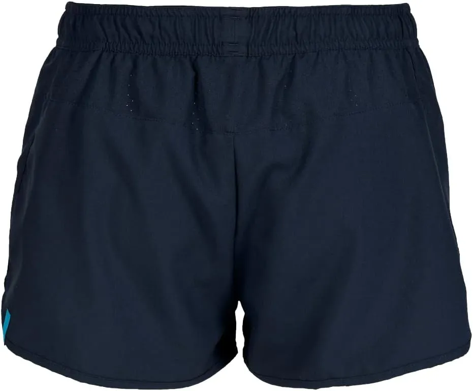 ARENA Women's Team Solid 100% Polyester Athletic Shorts with Side Pockets and Drawstring