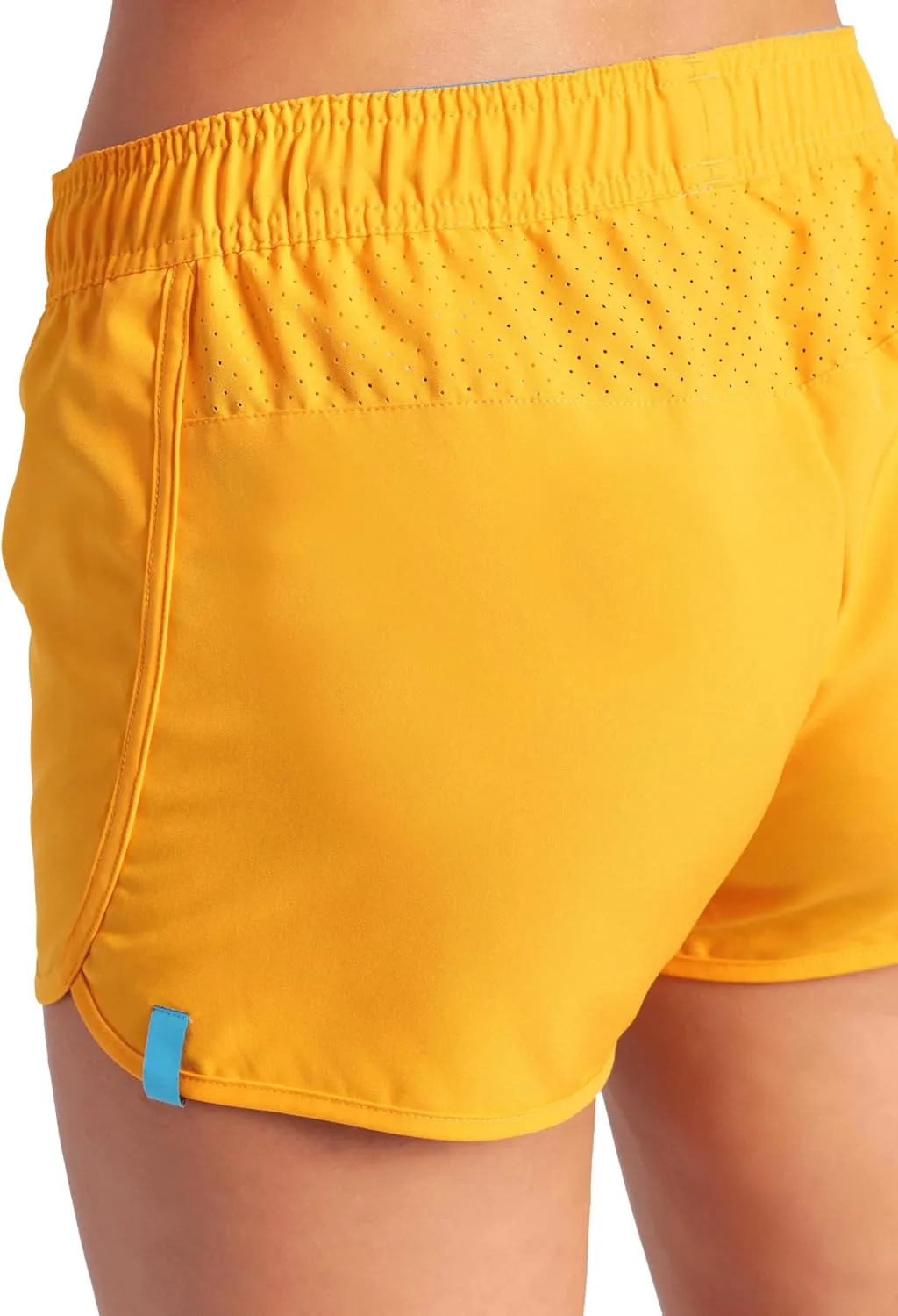 ARENA Women's Team Solid 100% Polyester Athletic Shorts with Side Pockets and Drawstring