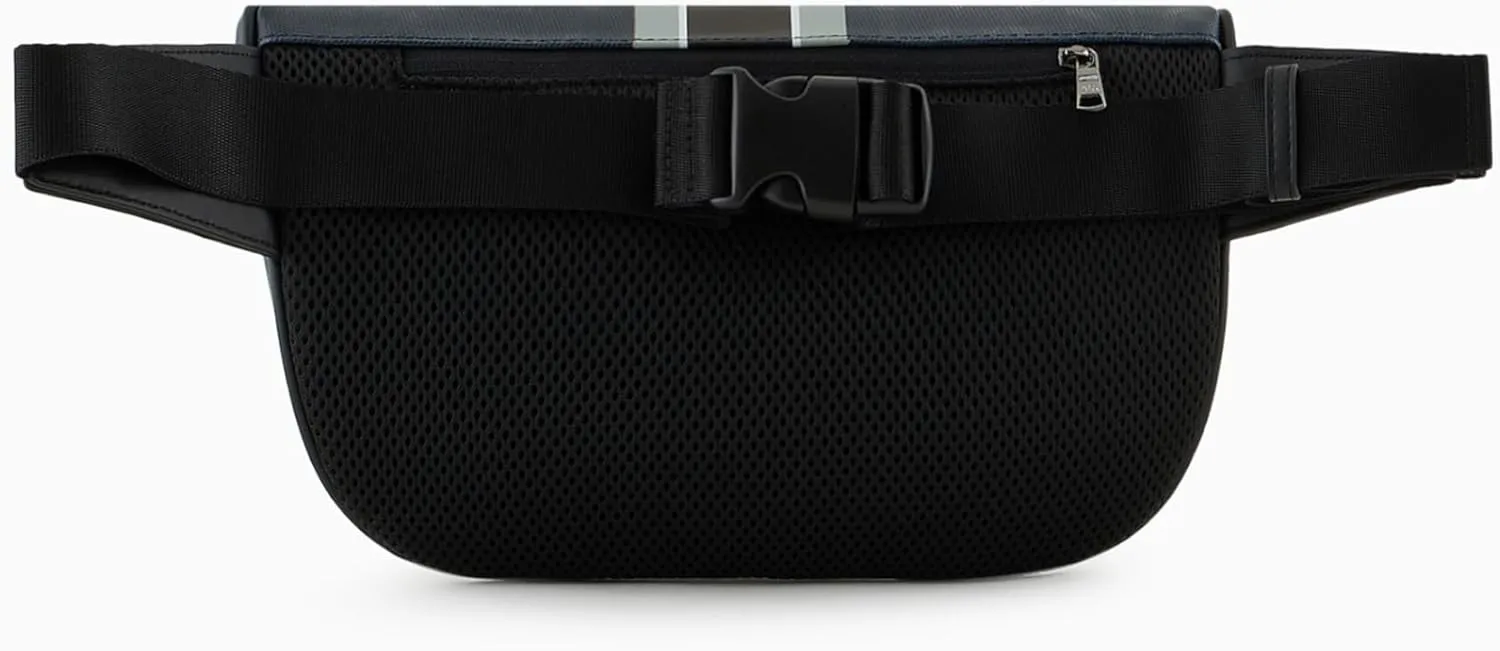 Armani Exchange Men's All Over Logo Waist Bag
