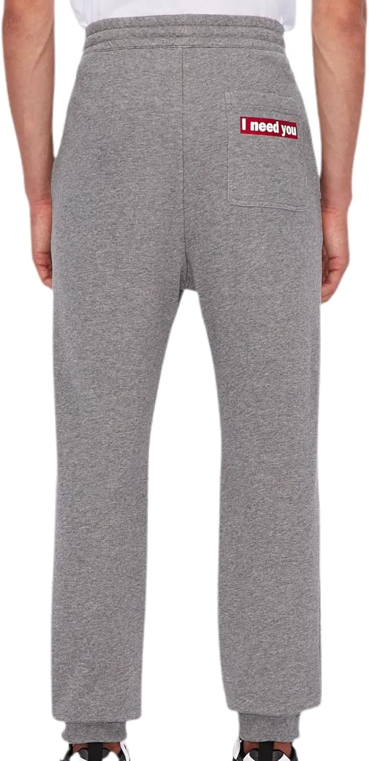 Armani Exchange Men's Retro Graphic Pant