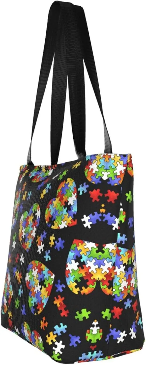 Art Guitar Pattern Print Shoulder Tote Bag Women'S Large Size Handbag Casual Tote Shopping Bag For Women