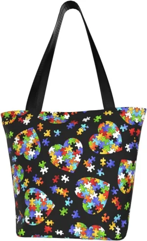 Art Guitar Pattern Print Shoulder Tote Bag Women'S Large Size Handbag Casual Tote Shopping Bag For Women