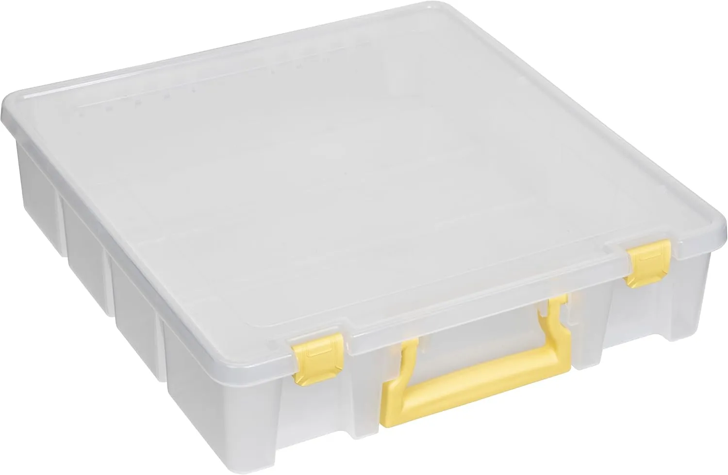 ArtBin 6955JY Super Satchel with Yellow Latches and Handle