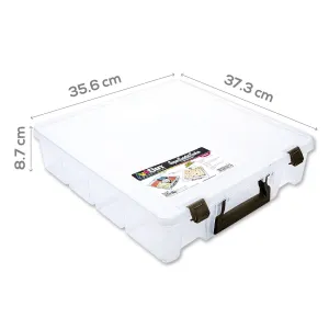 ArtBin Super Satchel Single Compartment -15.25"X14"X3.5" Translucent