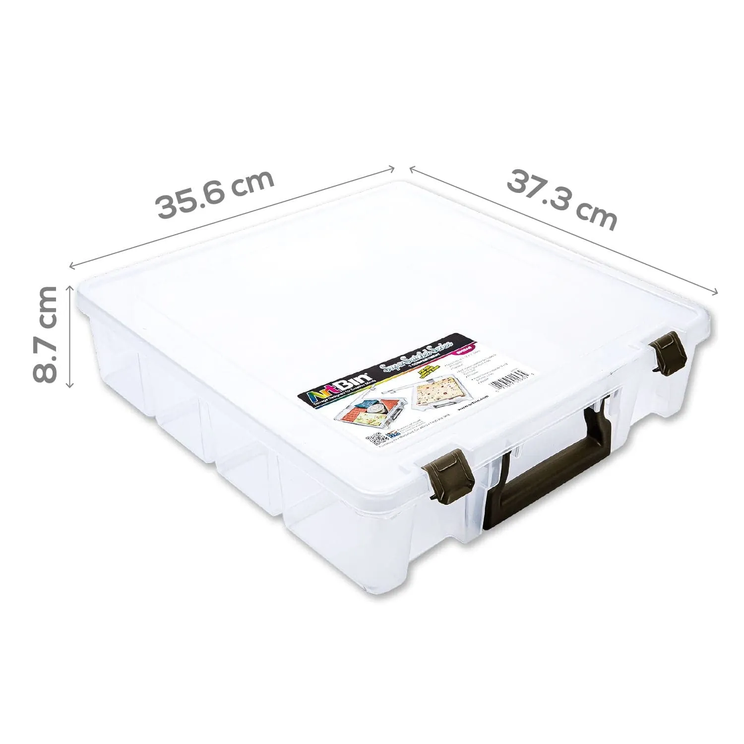 ArtBin Super Satchel Single Compartment -15.25"X14"X3.5" Translucent