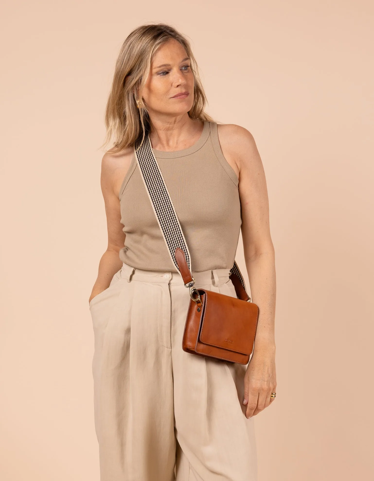 Audrey Mini - Cognac Classic Leather
