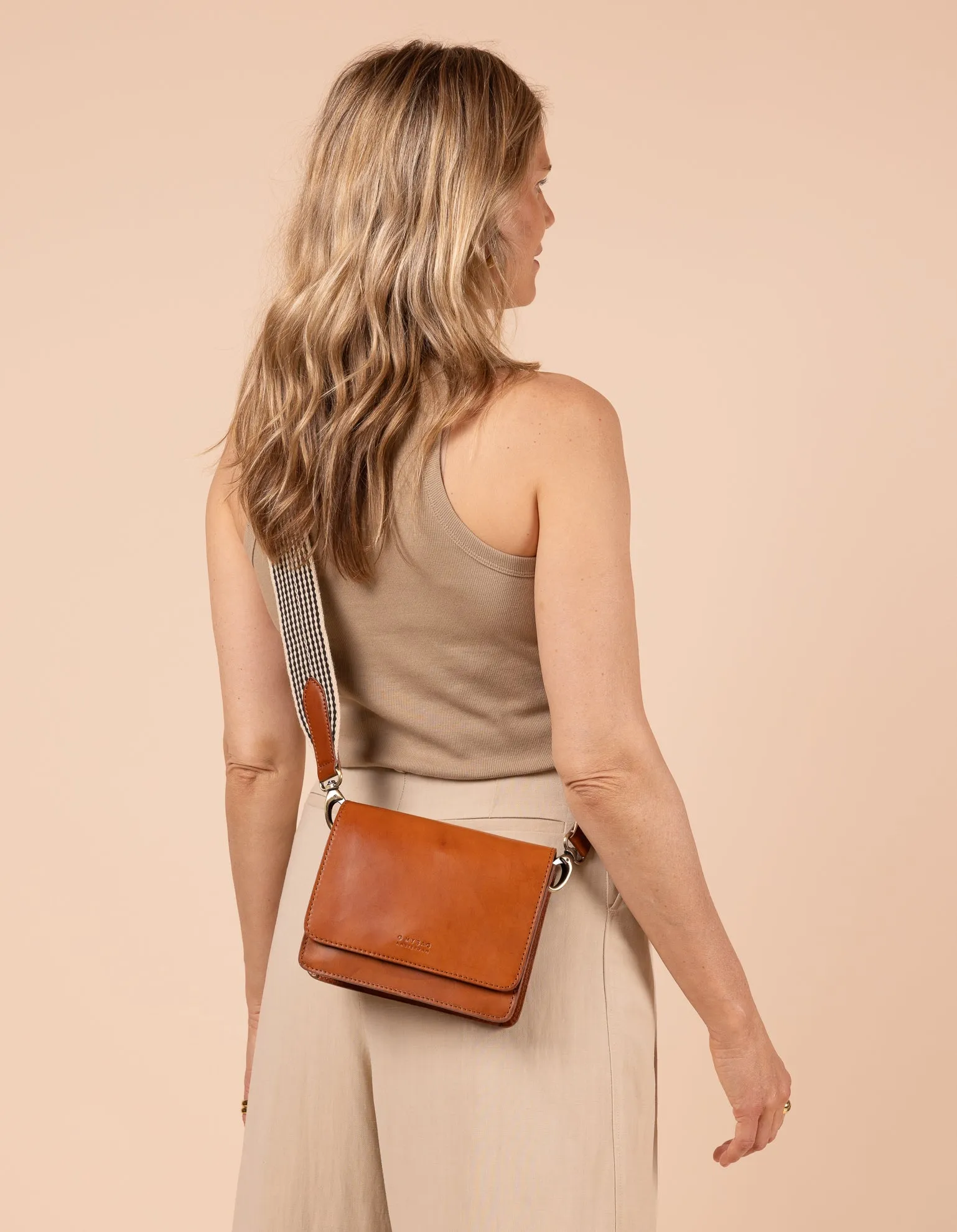 Audrey Mini - Cognac Classic Leather