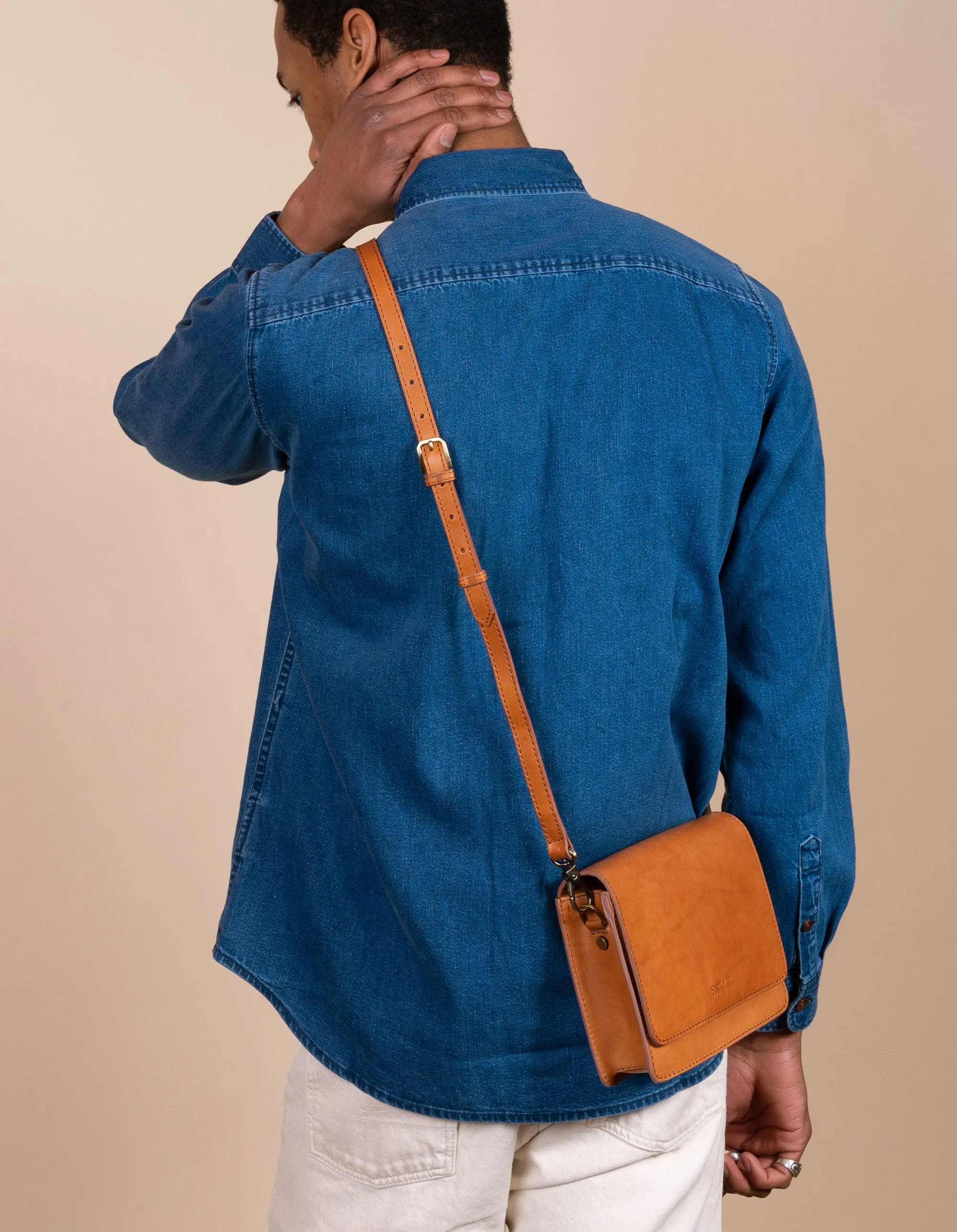 Audrey Mini - Cognac Classic Leather