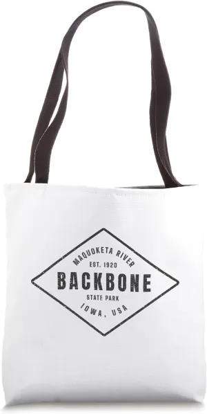 Backbone State Park Iowa Souvenir Design Tote Bag