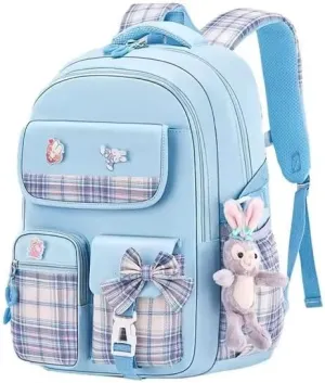 Backpacks for girls (10, Sky blue)