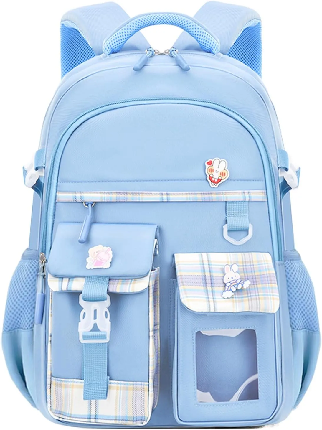 Backpacks for Girls Large Bookbags for Teens Girls Backpack for School Laptop Compartment Primary School (Blue)