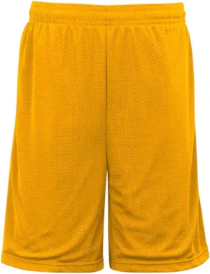 Badger Pro Mesh 9" Inseam Pocketed Shorts 4XL Gold