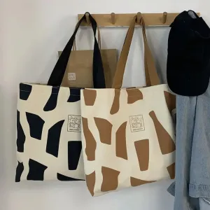 Bag Large Shoulder Canvas All Quality Handbag Weight Shopping High Plug-and-play Soft Single Reusable Tote Match Capacity Bag Light Classy