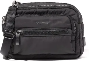 Baggallini Triple Zip Small Crossbody Bag