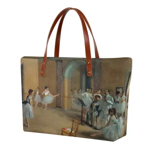 Ballet Dancing Class by Edgar Degas Tote Bag